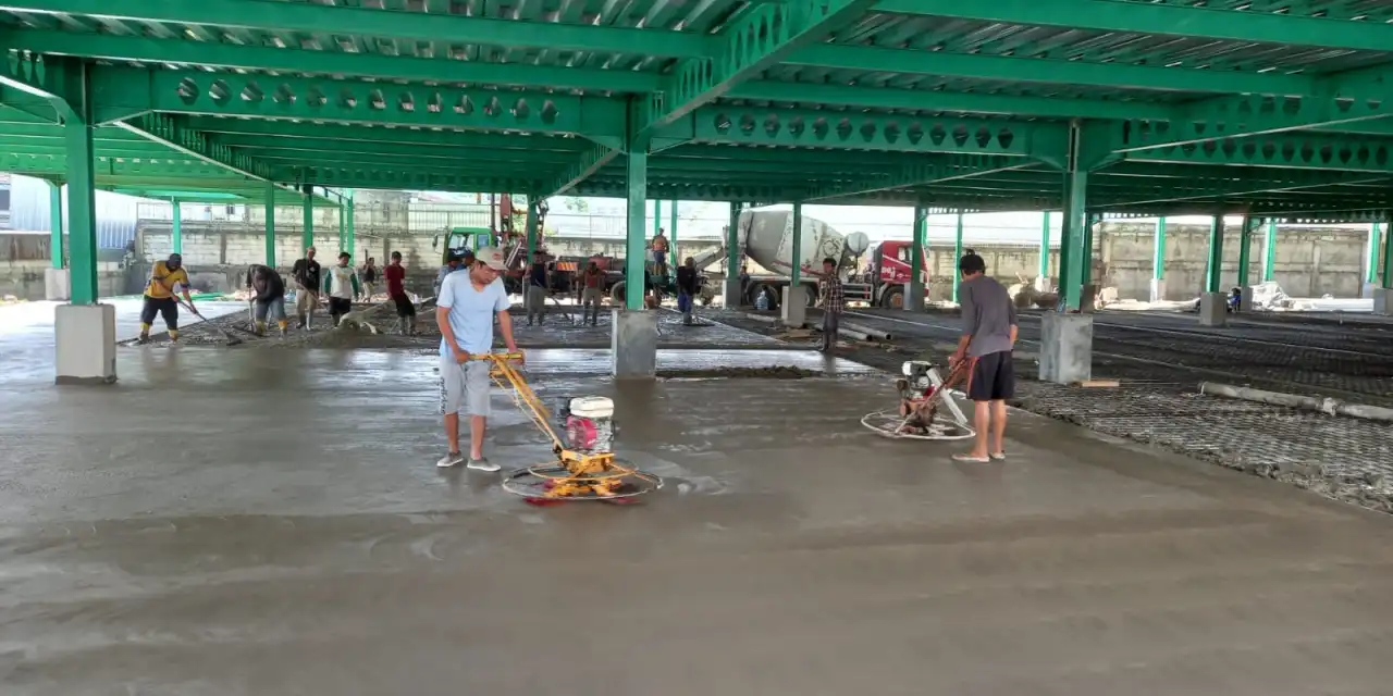 Jasa Finish Trowel dan Floor Hardener